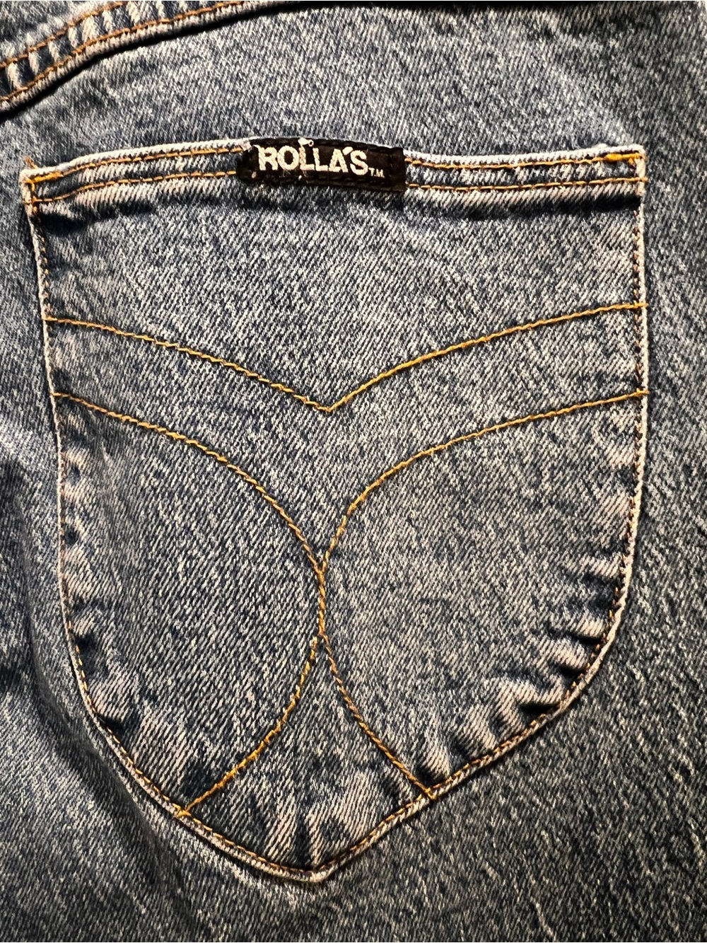 Rolla’s Dusters High Rise Slim Mom Jeans 30 Blue Vintage Wash Denim - Picture 7 of 8
